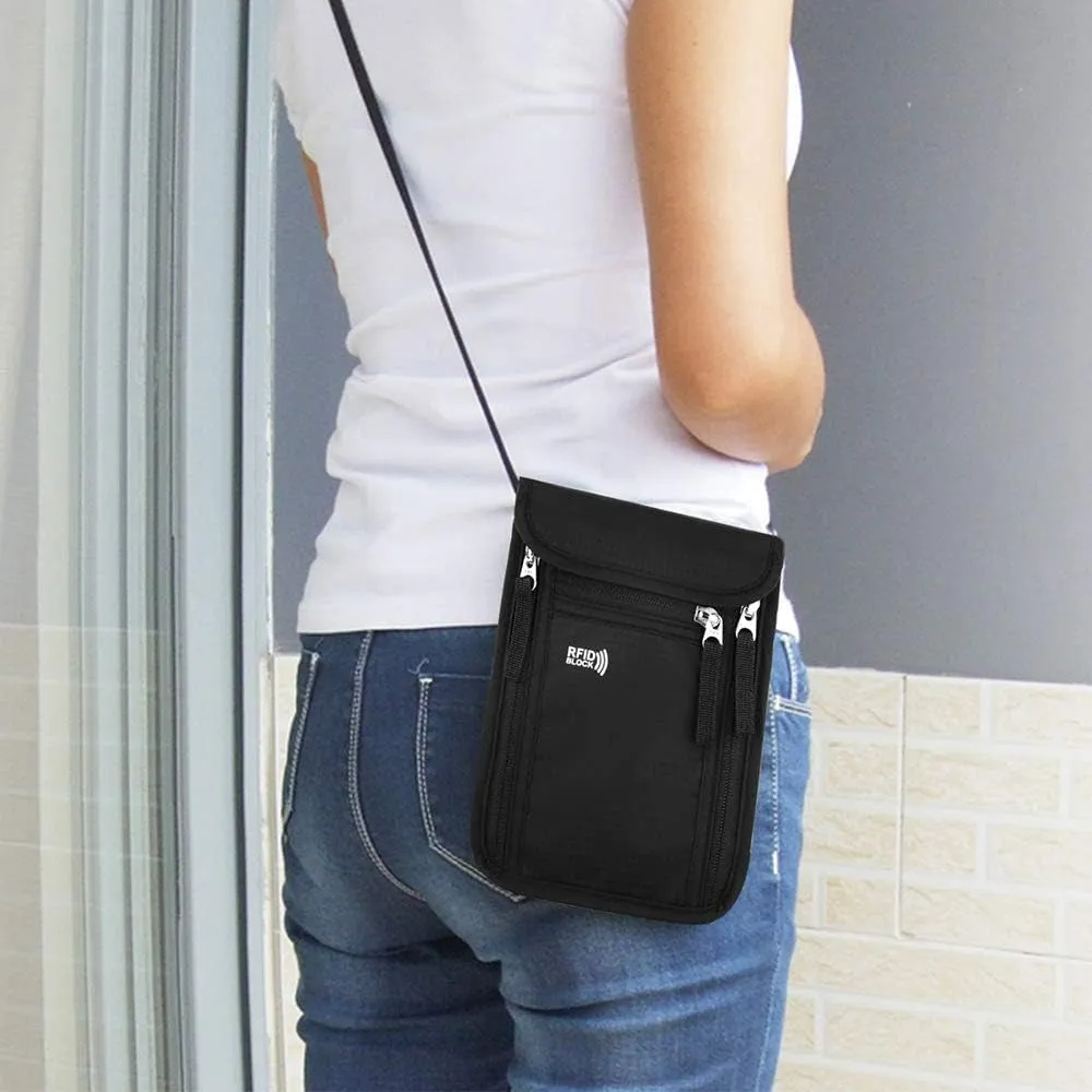 RFID Blocking Travel Wallet Family Passport Holder
