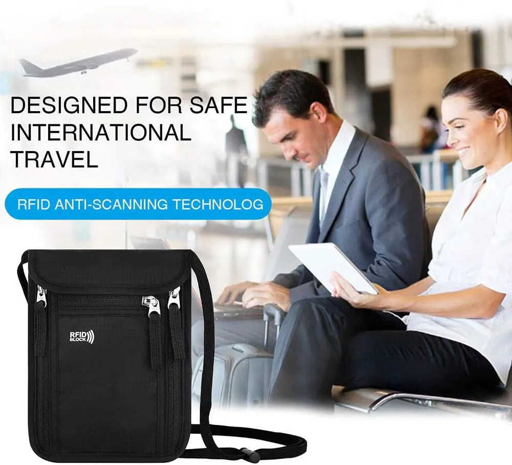 RFID Blocking Travel Wallet Family Passport Holder