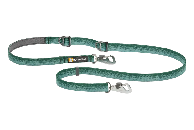 RUFFWEAR Switchbak Double-Ended Dog Lead - River Rock Green