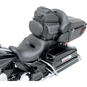 SADDLEMEN BR1800EXS Combination Backrest, Backseat, and Sissy Bar Bag