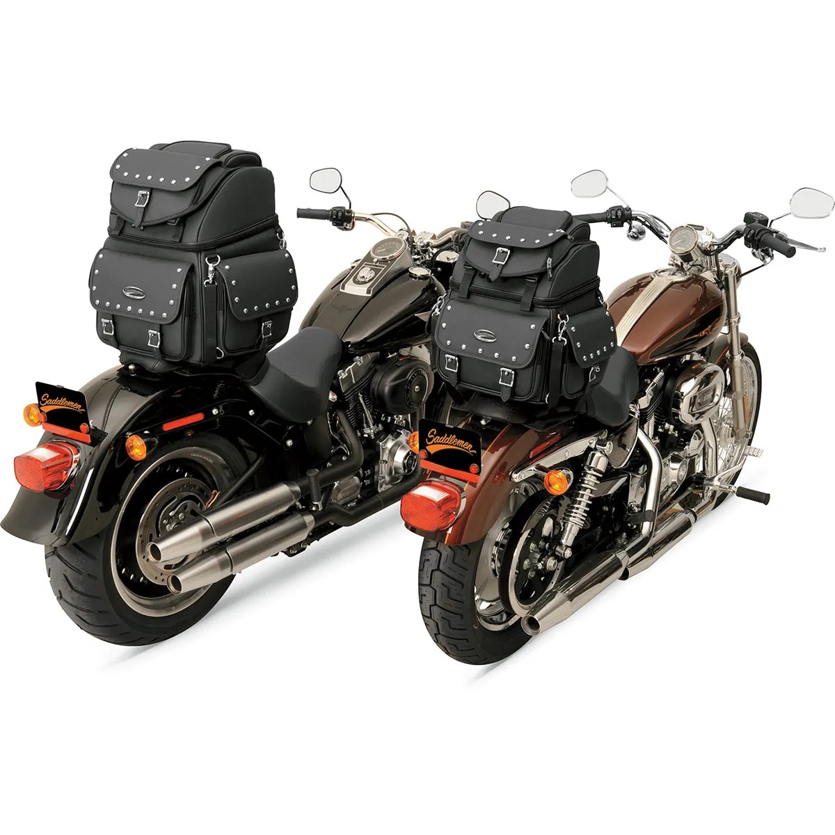 SADDLEMEN BR1800EXS Combination Backrest, Backseat, and Sissy Bar Bag