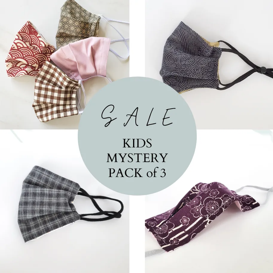 SALE! Kids Pleat Mask - Mystery Pack of 3