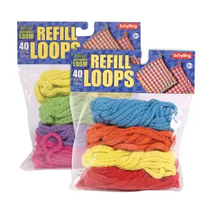 Schylling Metal Pot Holder Loom - Loop Refill - Assorted Colors