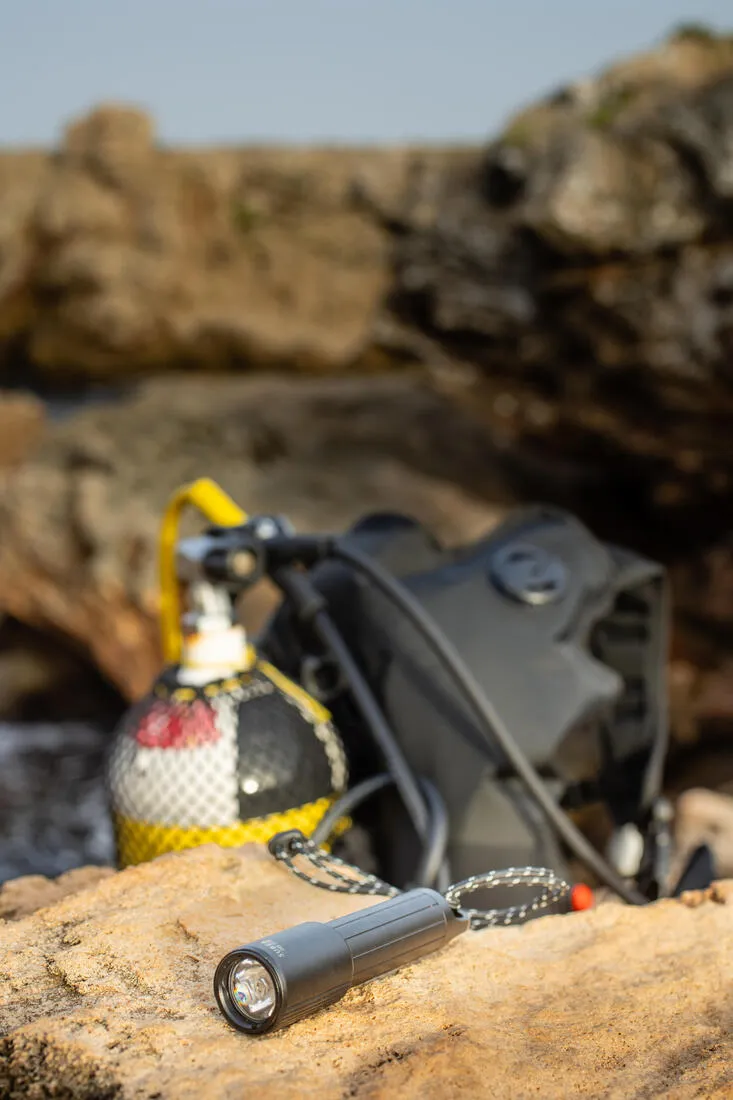 Scuba Diving torch 1,000 lm black