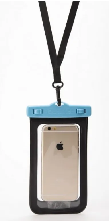 Seawag - Waterproof case for smartphone Black & Blue