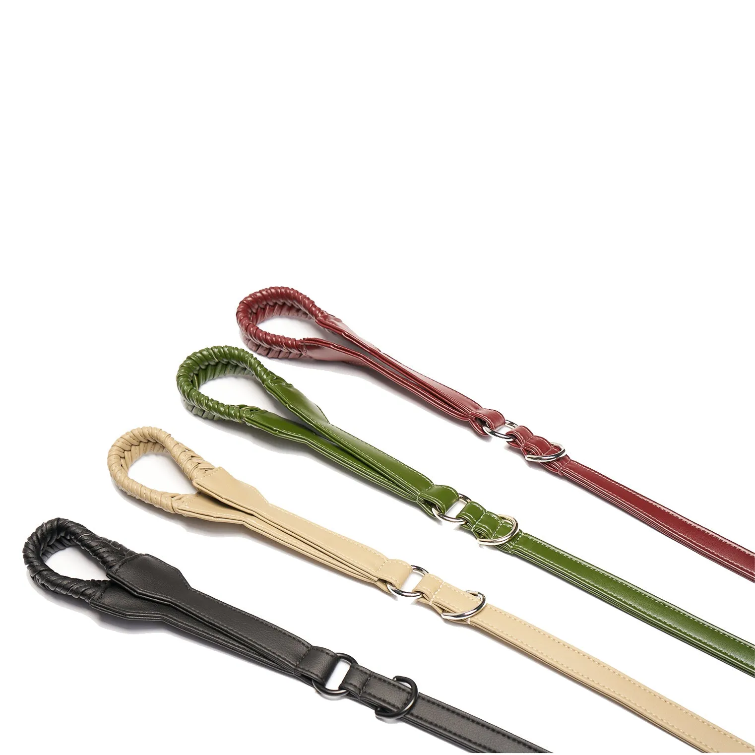 Stand by Me Leash - Bordeaux Red