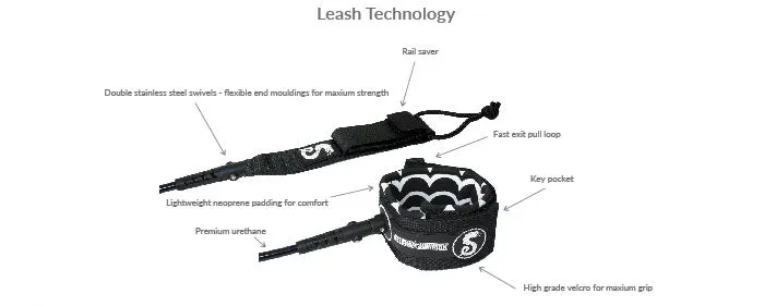 Sticky Johnson Reg 8" Leash