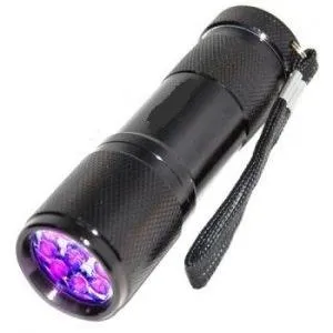 Stimulate Black UV Lumo Glow Charging Torch SBL-1