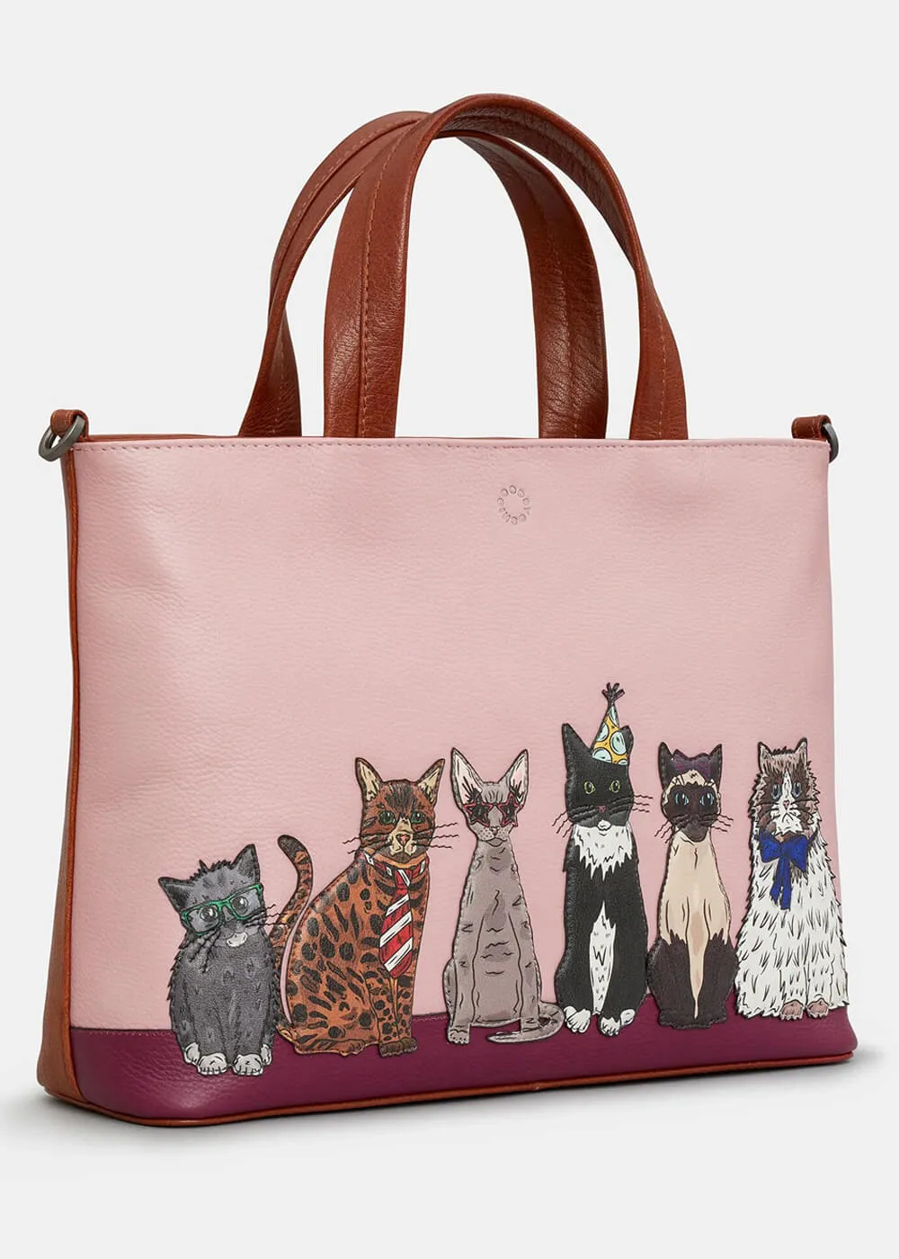 Succubus Bags Books Party Cats Grab Bag Pink