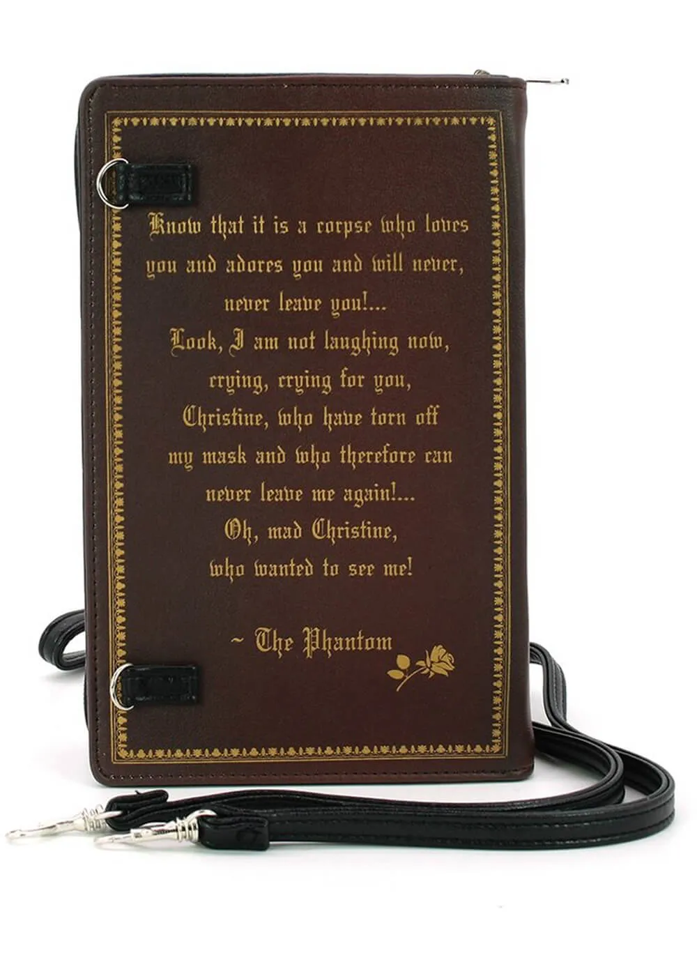 Succubus Bags The Phantom of the Opera Book Shoulderbag Black