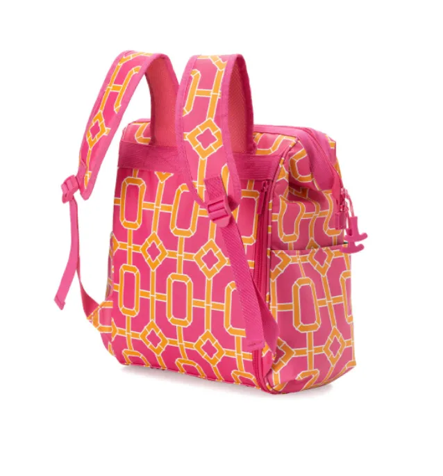 Swig Packi Backpack Cooler - Pink Bamboo