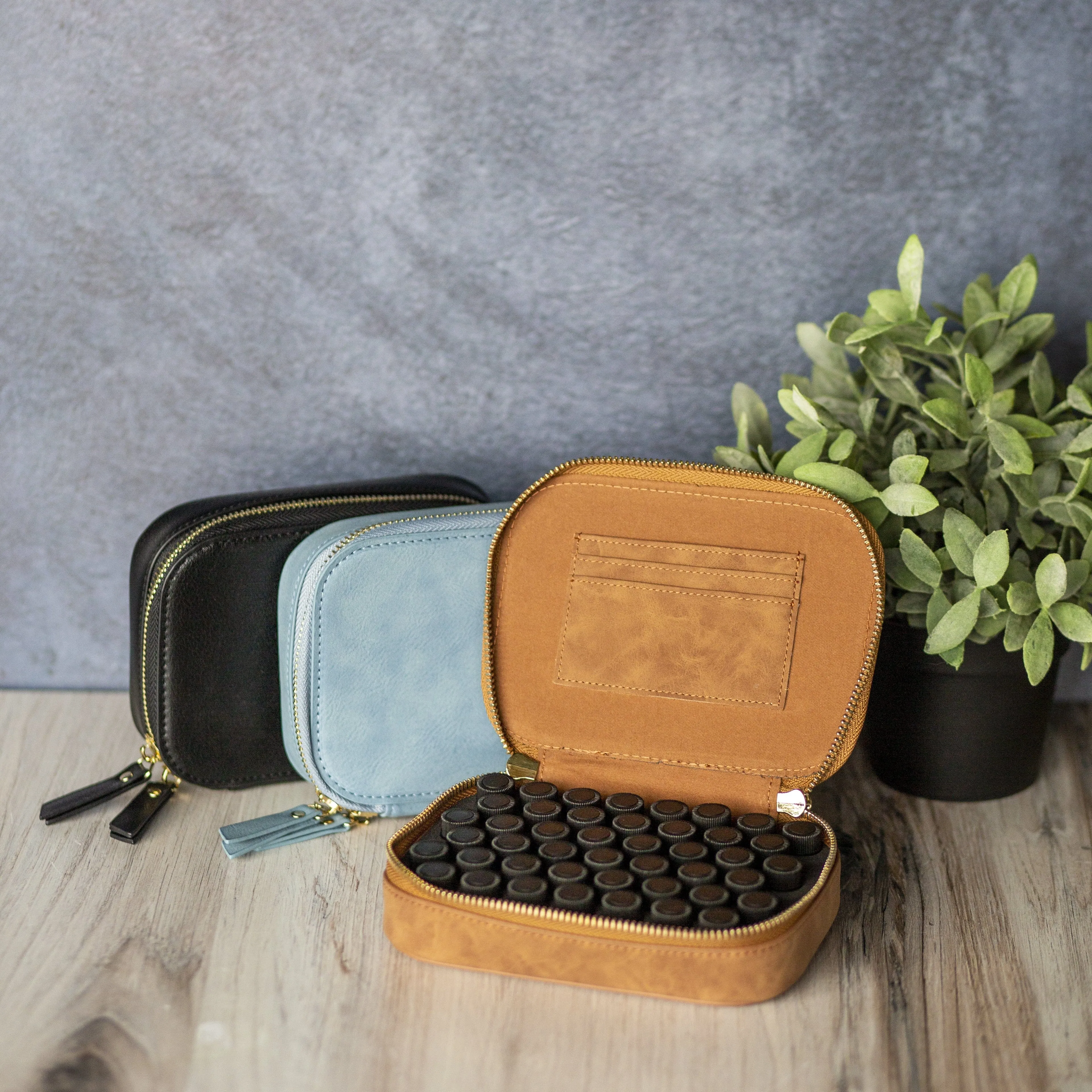 Vegan Leather Essential Oil Sampling Case