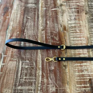 Waterproof Leash (Lightweight) : Black   Brass