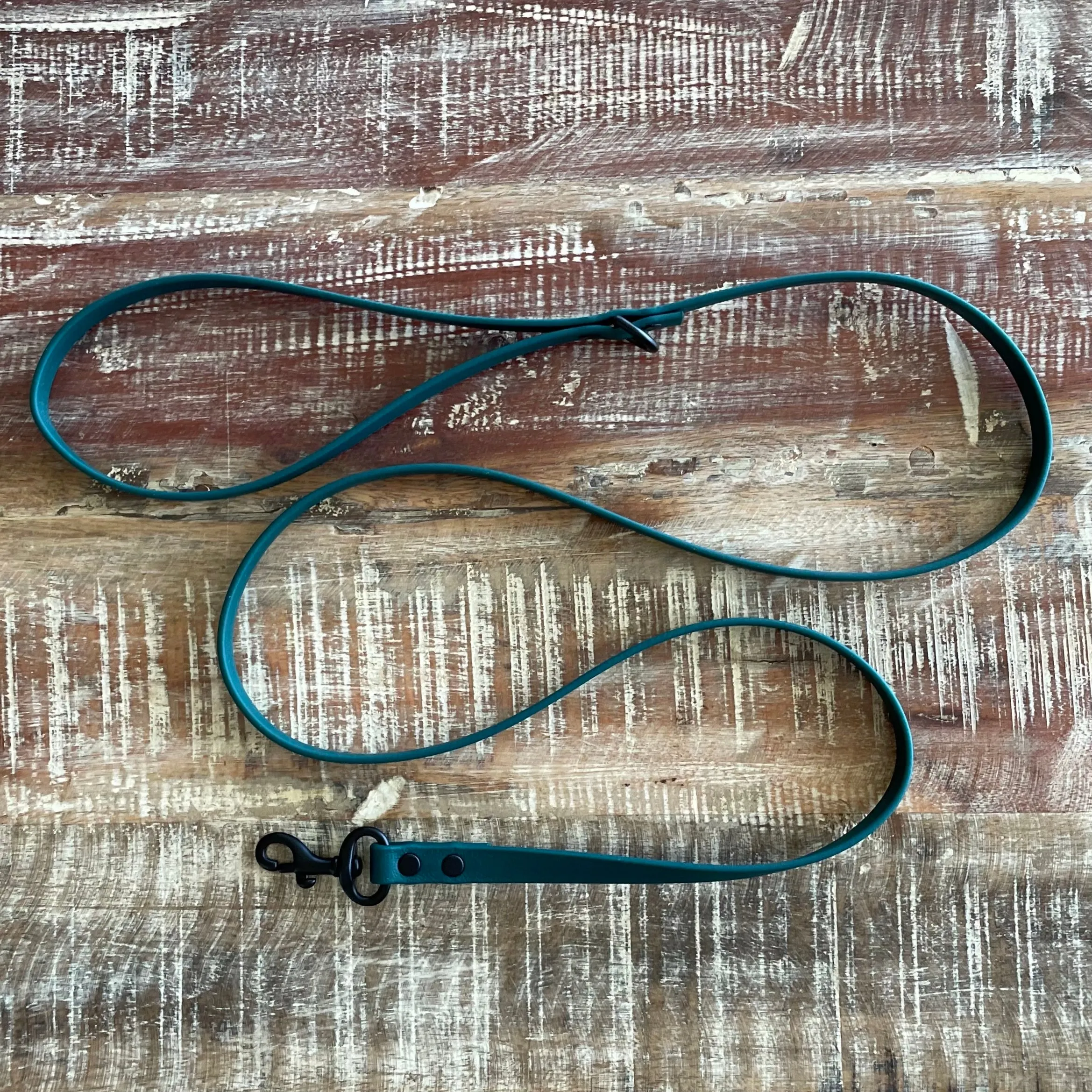 Waterproof Leash (Lightweight) : Forest   Black