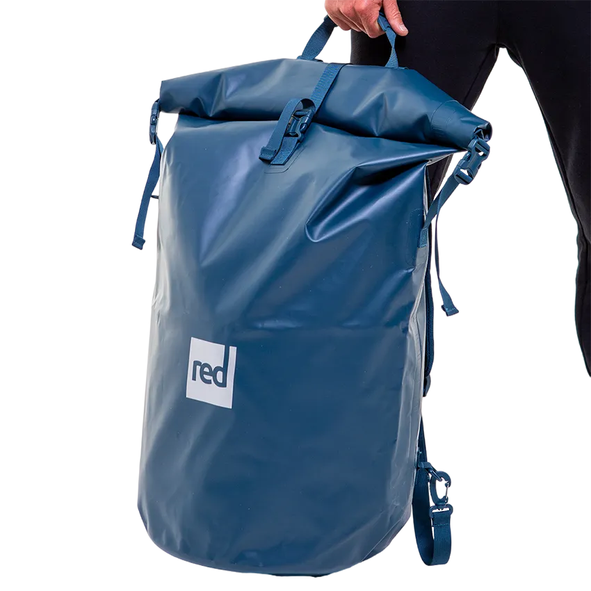 Waterproof Roll Top Dry Bag Backpack - Deep Blue