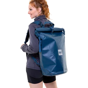 Waterproof Roll Top Dry Bag Backpack - Deep Blue