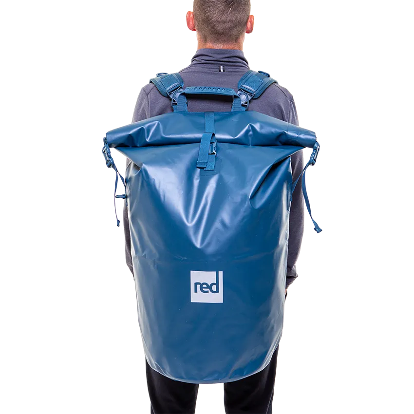 Waterproof Roll Top Dry Bag Backpack - Deep Blue