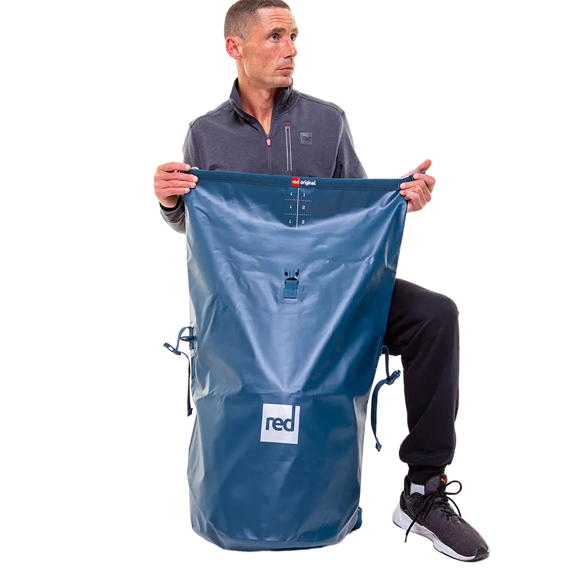 Waterproof Roll Top Dry Bag Backpack - Deep Blue