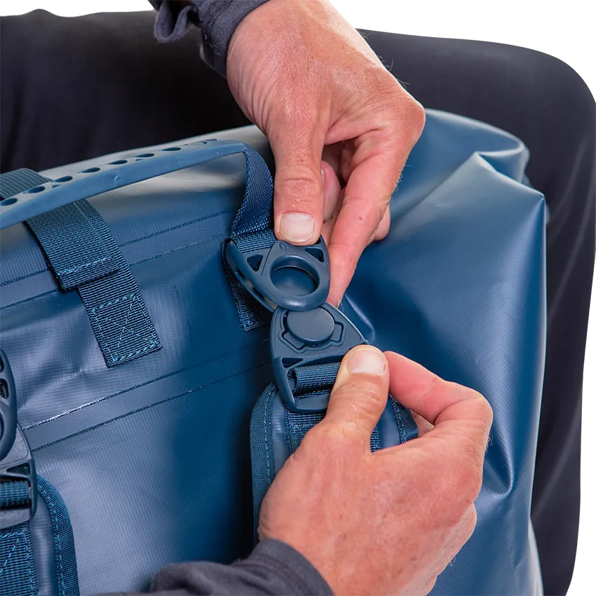Waterproof Roll Top Dry Bag Backpack - Deep Blue