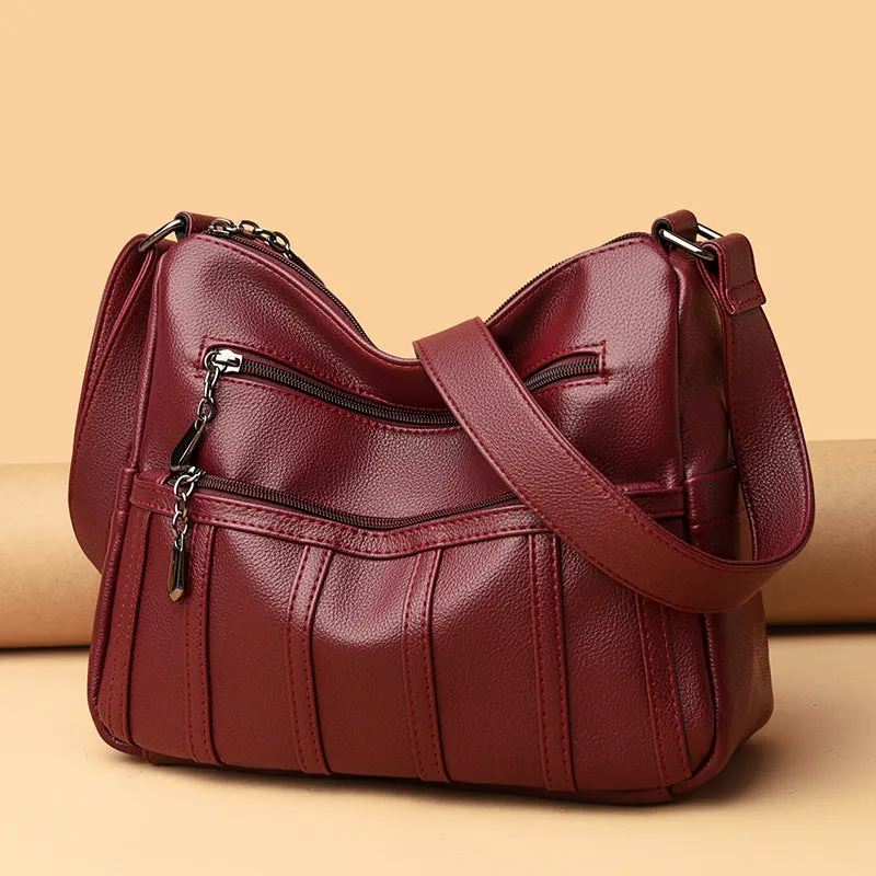 Women's Comfortable Pretty Soft Leather Mummy Bags