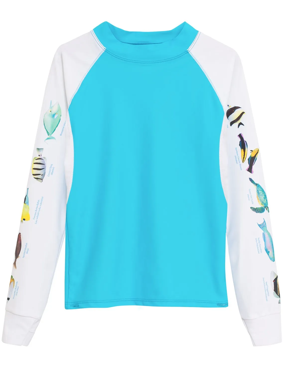 Women's Snorkel Hawaii Fish ID Rash Guard - Hawaii