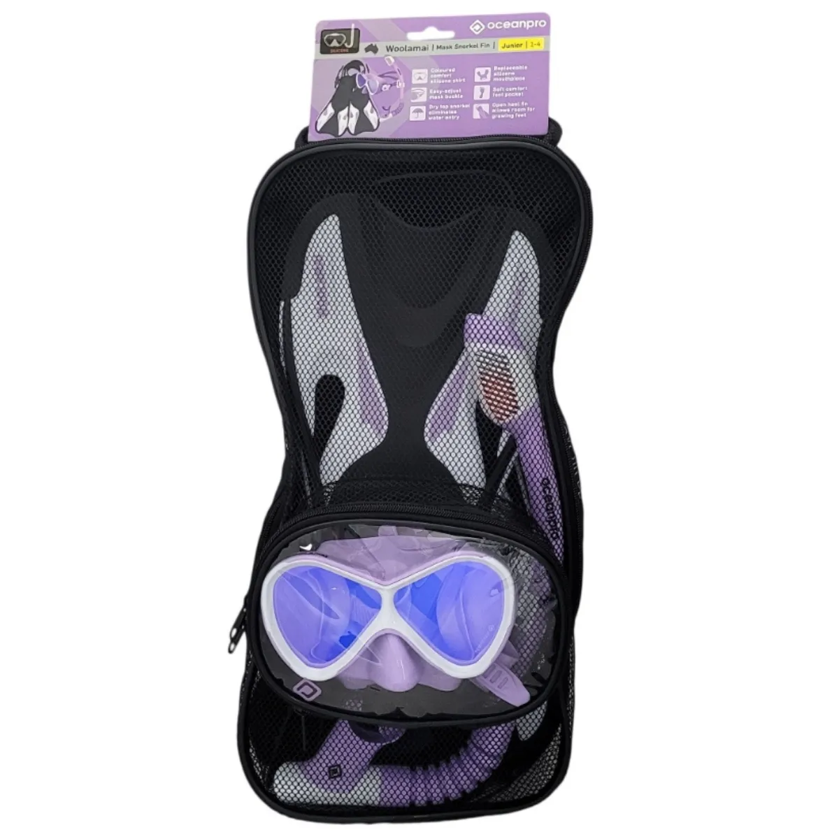 Woolamai Jr Mask Snorkel Fin Set