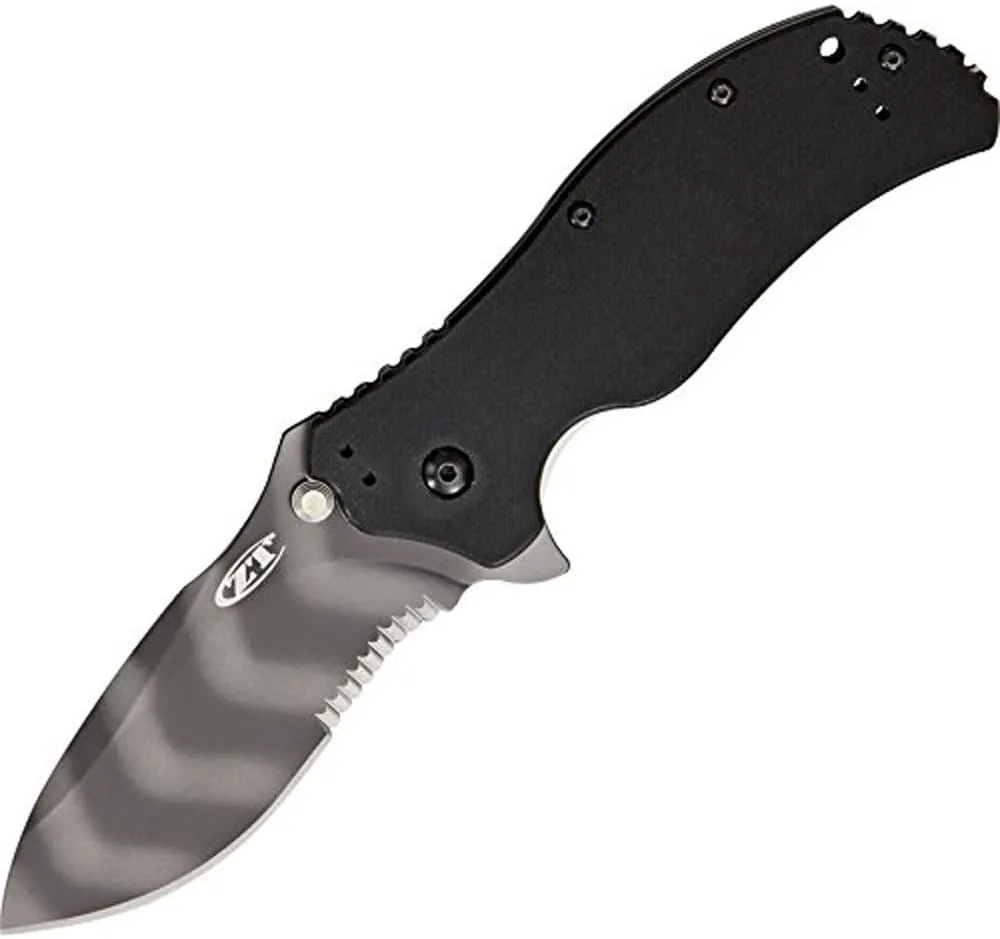 Zero Tolerance 0350TSST, Partially Serrated Folding Knife w/ ZT Storage Pouch